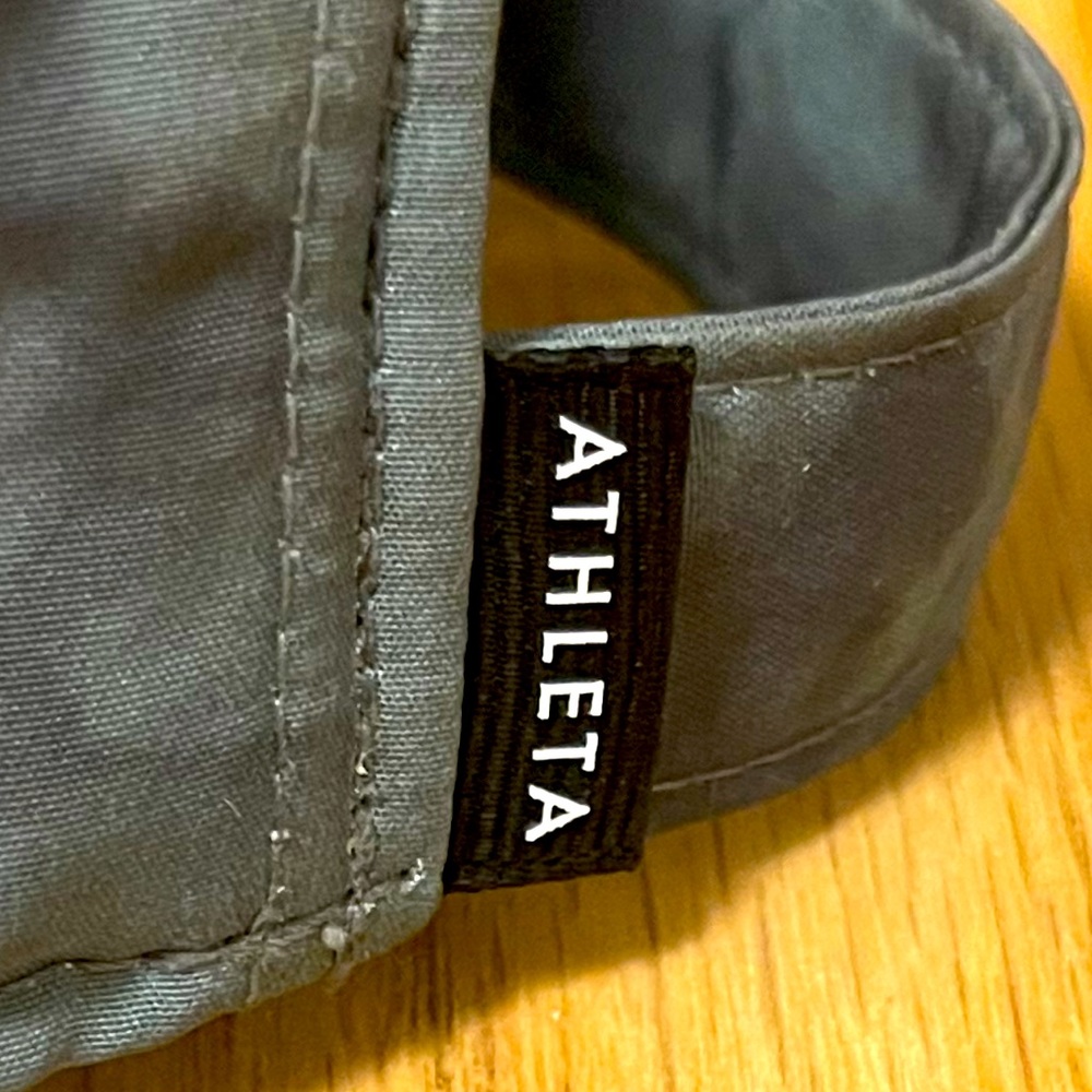 Athleta Kinetic Printed Baseball Cap in Riptide Gray and Green. One Size. - Picture 3 of 9